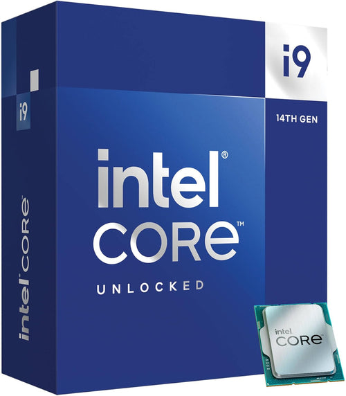 Intel NEW 14Gen Core i9-14900K 24-Cores up to 6.0 GHz L2+L3 68MB Cache w/ Integrated Graphics & Unlocked - Tray