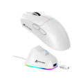 ATTACK SHARK X11 Lightweight Wireless Gaming Mouse with RGB Charging Dock,Tri-Mode-2.4G/USB-C Wired/BT,22K DPI,PAW3311 Optical Sensor,HUYU Switch, 5 programmable Buttons for PC/Mac