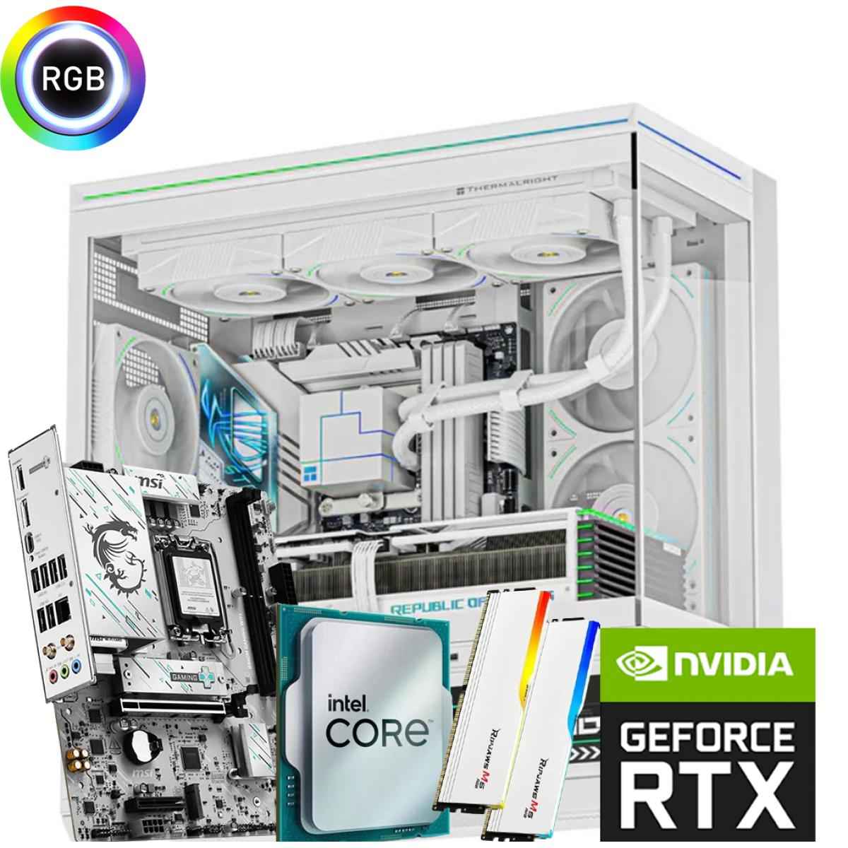 INTEL CORE Ultra 5 250K Plus // RTX 5070 12GB // 32GB RAM DDR5 - White PC Build