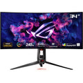 ASUS ROG Swift PG34WCDM 34” OLED Ultrawide 800R Curved 4K 240Hz 0.03ms HDR 400 G-SYNC Compatible Custom Heatsink w/ KVM, USB-C , HDMI 2.1