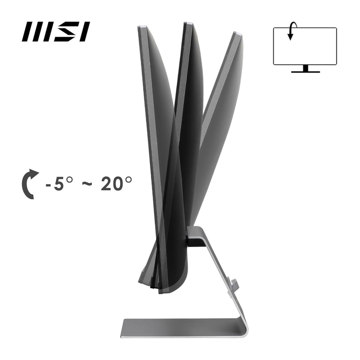 MSI Modern MD271UL 27" IPS 4K Sleek & Ultra-Slim 10bit 139% SRGB EyesErgo & Eye-Q Technology HDMI, DP Port, USB C