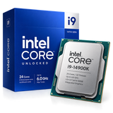 Intel NEW 14Gen Core i9-14900K 24-Cores up to 6.0 GHz L2+L3 68MB Cache w/ Integrated Graphics & Unlocked - Tray