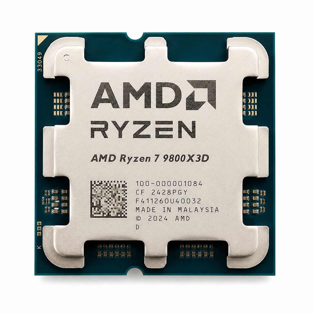 AMD RYZEN 7 9800X3D 8-Core 4.7GHz (5.2 GHz Max Boost) 104MB Cache AM5 Desktop Processor , Tray