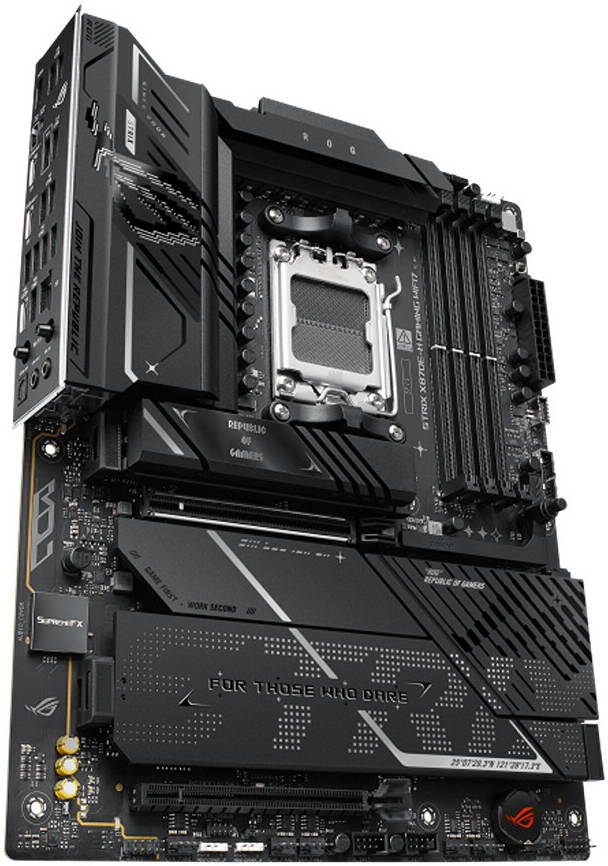 ASUS ROG STRIX X870E-H GAMING WIFI 7 ATX Motherboard, AMD X870E Chipset, 4x DDR5 DIMM Slots, 256GB Max Memory, 1x PCIe 5.0 x16 Slots, 4 x M.2 Slots