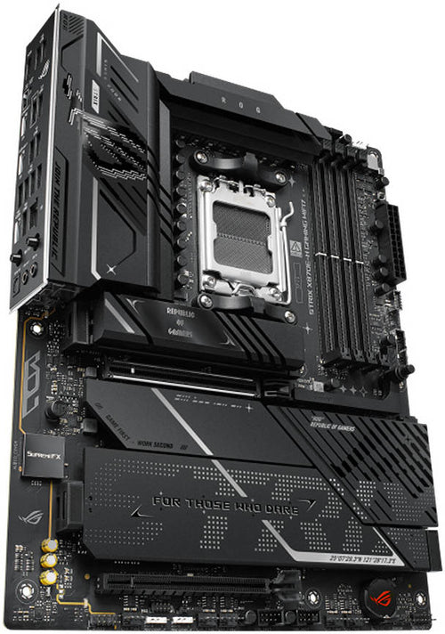 ASUS ROG STRIX X870E-H GAMING WIFI 7 ATX Motherboard, AMD X870E Chipset, 4x DDR5 DIMM Slots, 256GB Max Memory, 1x PCIe 5.0 x16 Slots, 4 x M.2 Slots