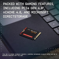 WD_BLACK 2TB SN770M M.2 2230 NVMe SSD for Handheld Gaming Devices and Compatible laptops. Speeds up to 5,150MB/s, TLC 3D NAND, Great for Asus ROG Ally, Steam Deck and Microsoft Surface