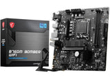 MSI B760M BOMBER WIFI DDR5 Intel 14th/13th Gen Motherboard PCIe 4.0 DDR5 2xM.2 Gen4 x4 PCIe 4.0 Mainboard