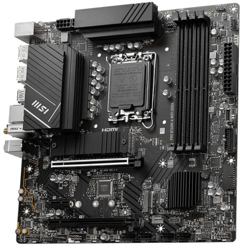 MSI B760M BOMBER WIFI DDR5 Intel 14th/13th Gen Motherboard PCIe 4.0 DDR5 2xM.2 Gen4 x4 PCIe 4.0 Mainboard