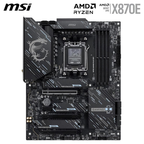 MSI PRO X870E-P WiFi 7 Motherboard, ATX - Supports AMD Ryzen 9000/8000 / 7000 Processors, AM5-60A SPS VRM, DDR5 Memory Boost (8200+ MT/s OC), PCIe 5.0 x16 & 4.0 x16, M.2 Gen5, Wi-Fi 7, 5G LAN
