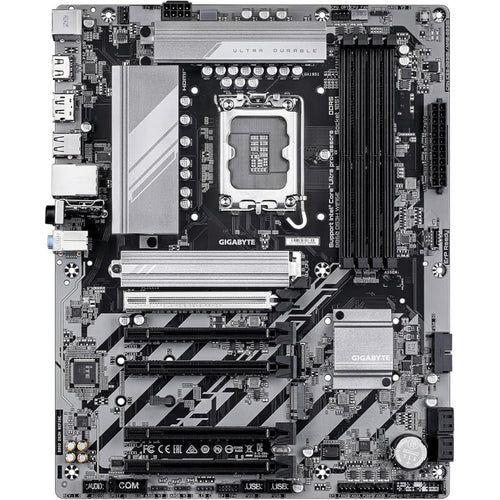 GIGABYTE B860 DS3H WIFI6E Intel Core Ultra (Series 2) LGA 1851 Motherboard, ATX, DDR5, 3X M.2, PCIe 5.0, USB-C, WIFI6E, 2.5GbE LAN, EZ-Latch