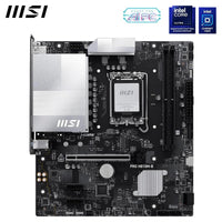 MSI PRO H810M-B mATX - Supports Intel Core Ultra Processors (Series 2), LGA 1851 - DDR5 Memory Boost (6400 MT/s MAX), PCIe 5.0 x16, M.2 Gen4, 2.5G LAN