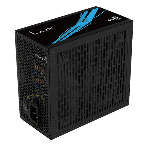 AeroCool LUX 550W 80 Plus Bronze Up To 88%+ Efficiency, Stylish & Elegant Design Power Supply w/ Silent 12cm Fan