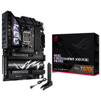 ASUS ROG CROSSHAIR X870E HERO, AMD AM5 Motherboard, DDR5 192GB Max Support EXPO, AI Intelligence, Wi-Fi 7, 2 x USB4 Ports, Overclocking Support