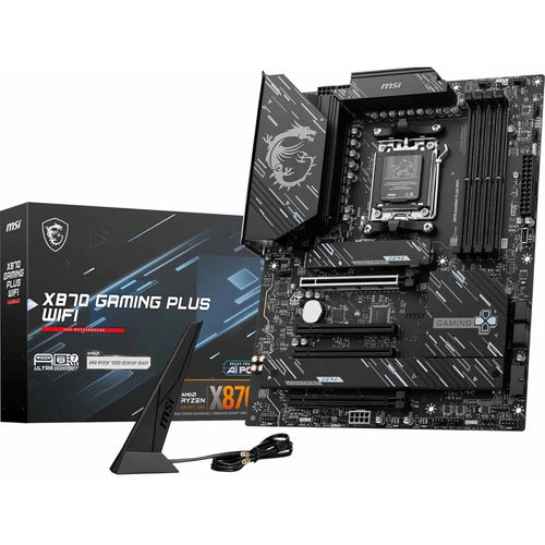 MSI PRO X870E-P WiFi 7 Motherboard, ATX - Supports AMD Ryzen 9000/8000 / 7000 Processors, AM5-60A SPS VRM, DDR5 Memory Boost (8200+ MT/s OC), PCIe 5.0 x16 & 4.0 x16, M.2 Gen5, Wi-Fi 7, 5G LAN