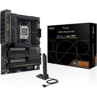 ASUS ProArt X870E-Creator WIFI AM5 ATX AMD X870E Chipset, 4x DDR5 DIMM Slots, 192GB Max Memory, 4x M.2 PCIe Slots, 2x PCIe 5.0 x16 Slots, Bluetooth v5.4