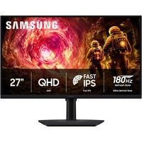 Samsung 27” Odyssey G5 G50F QHD 2K 180Hz Refresh Rate, Fast IPS Panel, HDR10, NVIDIA G-Sync Compatible, 1ms Response Time (GtG), AMD FreeSync™, Adjustable Stand, LS27FG502ENXZA