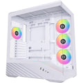 Lian Li V100R (Vector V100RW) MESH (White) ARGB ATX Mid Tower Tempered Glass Gaming Case W/ Type-C.