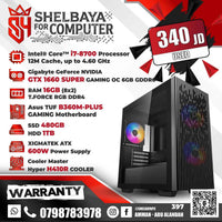 USED — SH Certified Pre-Owned Gaming PC — Intel Core i7-8700 | GTX 1660 Super 6GB | 16GB RGB RAM | 480GB SSD + 1TB HDD