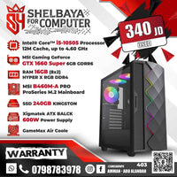 USED — SH Certified Pre-Owned Gaming PC — Intel Core i5-10505 | GTX 1660 Super 6GB | 16GB RGB RAM | 240GB SSD