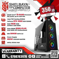 USED — SH Certified Pre-Owned Gaming PC — Intel Core i5-8400 | RTX 2060 6GB | 16GB RGB RAM | 500GB SSD