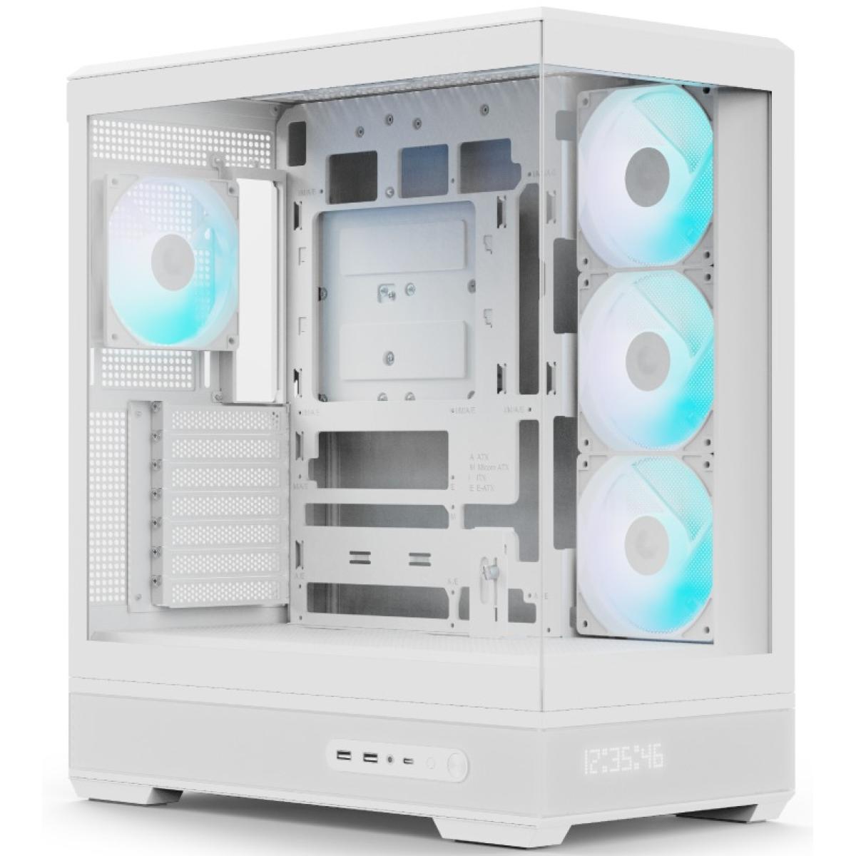 AeroCool P500B DIGI White ATX Mid Tower Case