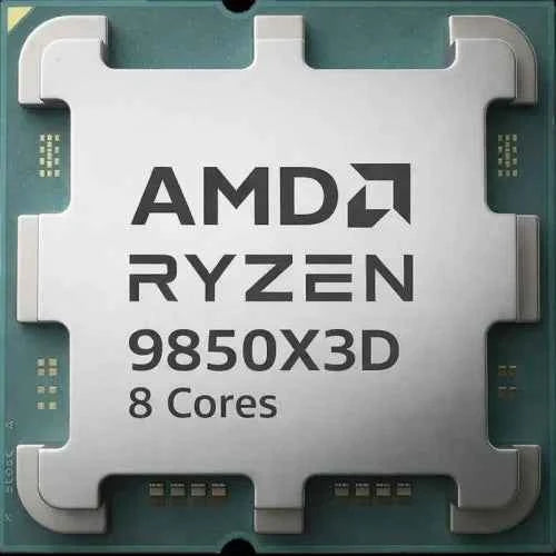 AMD RYZEN 7 9850X3D 8-Core 4.7GHz (5.6 GHz Max Boost) 104MB Cache AM5 Desktop Processor , Tray