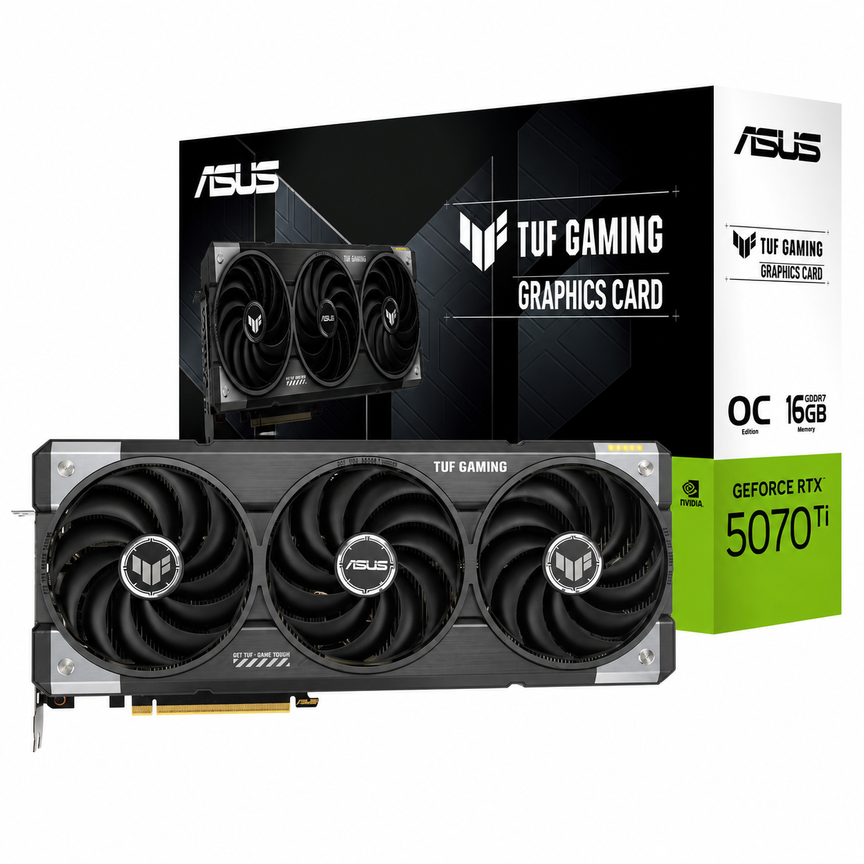 ASUS TUF Gaming GeForce RTX™ 5070 Ti OC Edition 16GB GDDR7 Graphics Card