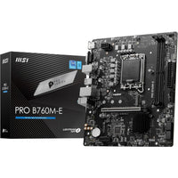 MSI PRO B760M-E DDR5 Intel 13th Gen Motherboard PCIe 4.0 DDR5 1xM.2 Gen4 x4 PCIe 4.0 Mainboard