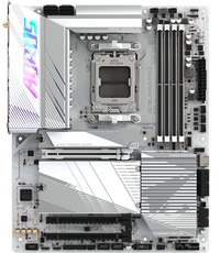 GIGABYTE X670E Aorus Pro X AM5 ATX Motherboard, AMD X670 Chipset, 4x DDR5 DIMM Slots, Up to 256GB Max Memory, Wi-Fi 7 & BT 5.3, 1x PCIe 5.0 x16, 4x M.2 Slots, White