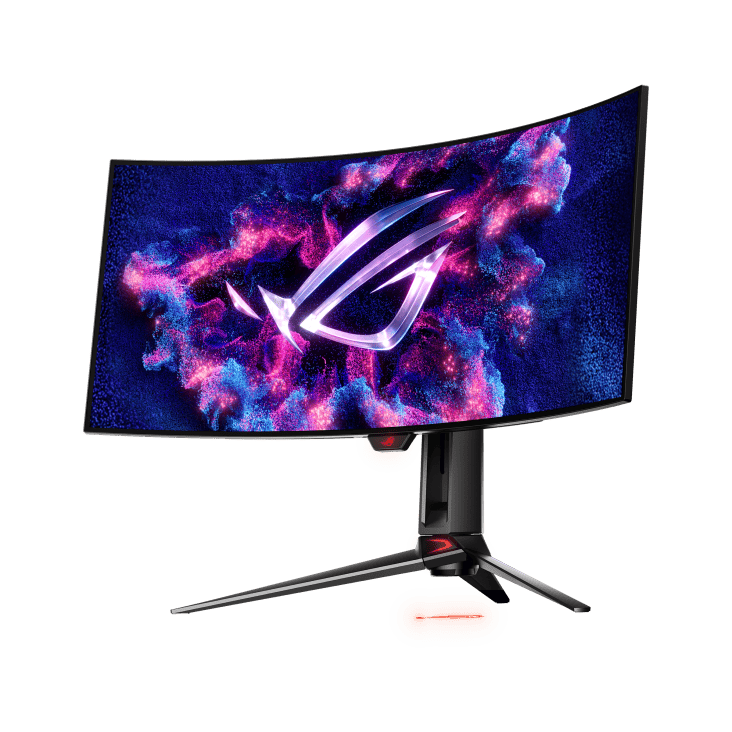 ASUS ROG Swift PG34WCDM 34” OLED Ultrawide 800R Curved 4K 240Hz 0.03ms HDR 400 G-SYNC Compatible Custom Heatsink w/ KVM, USB-C , HDMI 2.1