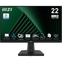 MSI PRO MP225 22" Full HD 100Hz 1ms EyesErgo Anti-Flicker Less Blue Light w/ HDMI & VGA Interface - Black
