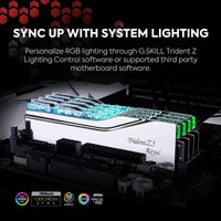 G.SKILL Trident Z5 Royal (Intel XMP 3.0) RGB Series 32GB (2 x 16GB) PC RAM DDR5 6400 Desktop Memory - Silver