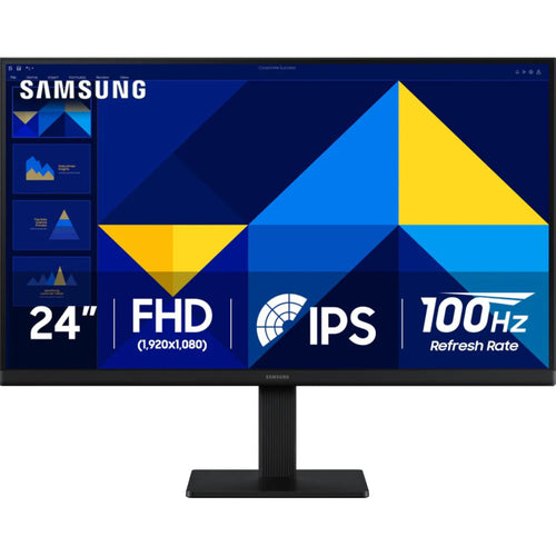 SAMSUNG S3 S30GD Essential 24" IPS Full HD 100Hz Eye-Save & Flicker-Free Technology VGA & HDMI , Black