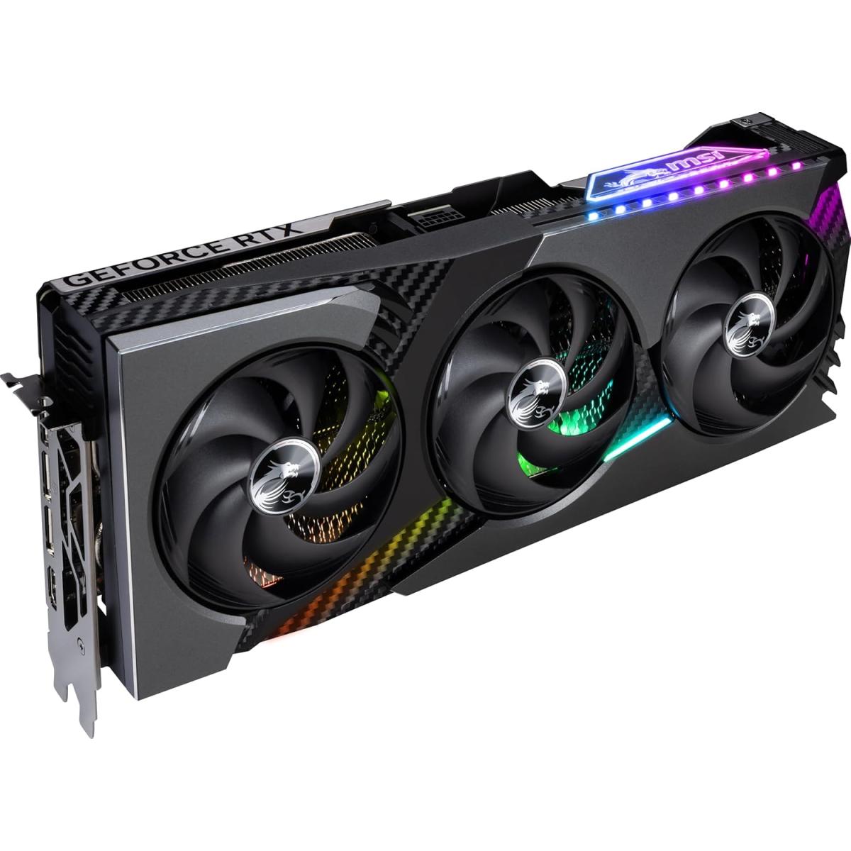 MSI GeForce RTX 5070 VANGUARD SOC 12GB GDDR7 192-Bit Memory, 2640 MHz Boost Clocks, 6144 CUDA Cores, 28 Gbps Memory Speed, PCI Express Gen 5