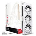 XFX Quicksilver AMD Radeon RX 9070 XT White Gaming Edition , 16GB GDDR6 256-Bit Memory, 2970 MHz Boost Clock, 4096 Stream Processors, 20 Gbps Memory Speed, PCI Express 5.0
