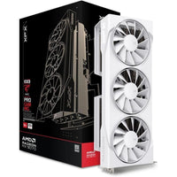 XFX Swift AMD Radeon RX 9070 OC Triple Fan Gaming Edition , 16GB GDDR6 256-Bit Memory, 2700 MHz Boost Clock, 4096 Stream Processors, 20 Gbps Memory Speed, PCI Express 5.0 , White